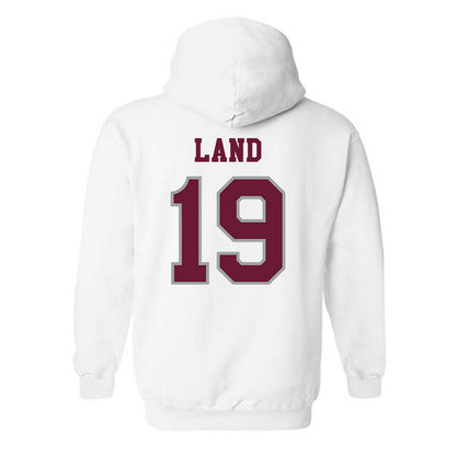Texas A&M - NCAA Football : Paxton Land - Classic Shersey Hooded Sweatshirt-1