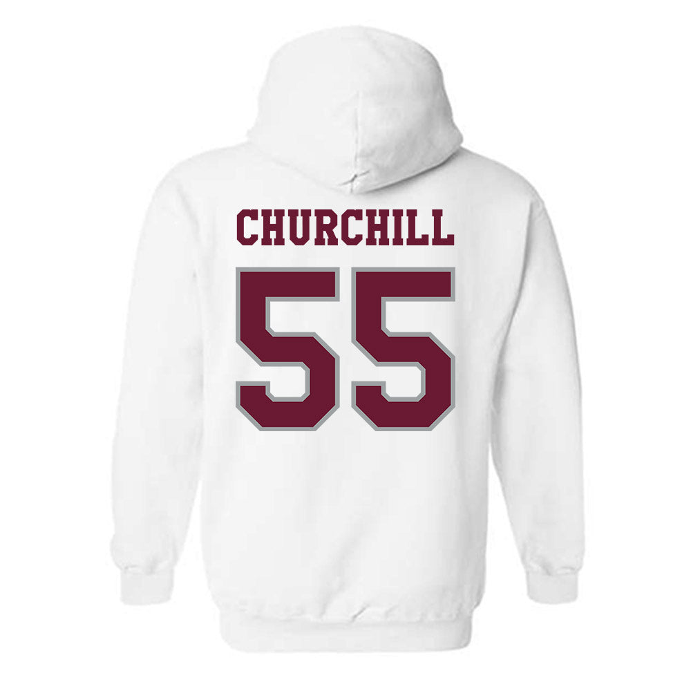 Texas A&M - NCAA Women's Soccer : Ireland Churchill - Classic Shersey Hooded Sweatshirt-1