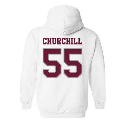 Texas A&M - NCAA Women's Soccer : Ireland Churchill - Classic Shersey Hooded Sweatshirt-1