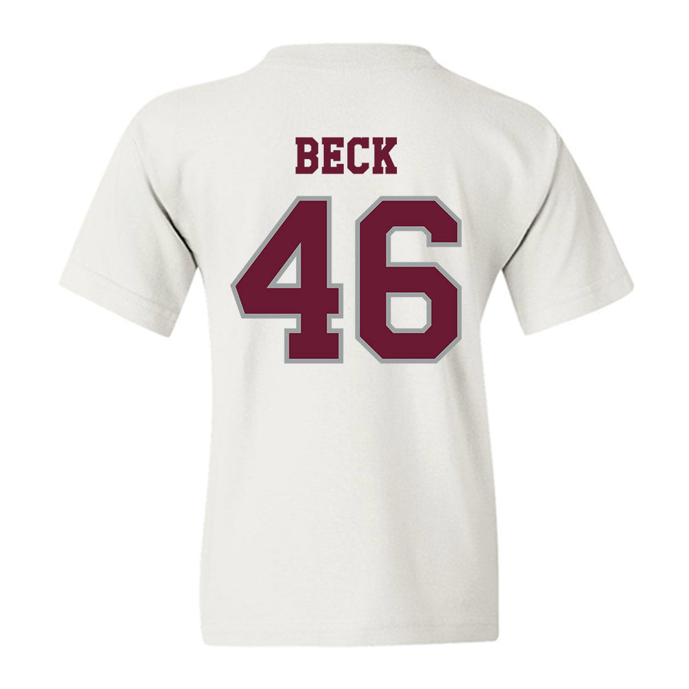 Texas A&M - NCAA Football : Qui Beck - Classic Shersey Youth T-Shirt-1
