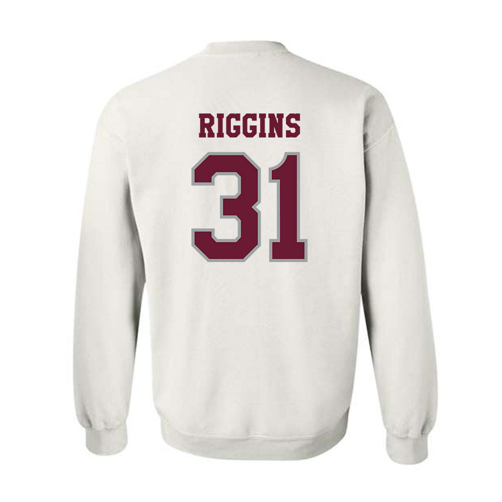 Texas A&M - NCAA Football : Kelvion Riggins - Classic Shersey Crewneck Sweatshirt-1
