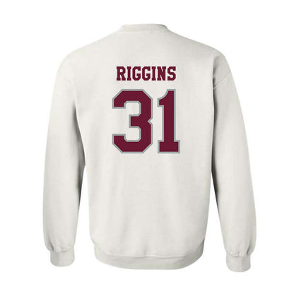 Texas A&M - NCAA Football : Kelvion Riggins - Classic Shersey Crewneck Sweatshirt-1