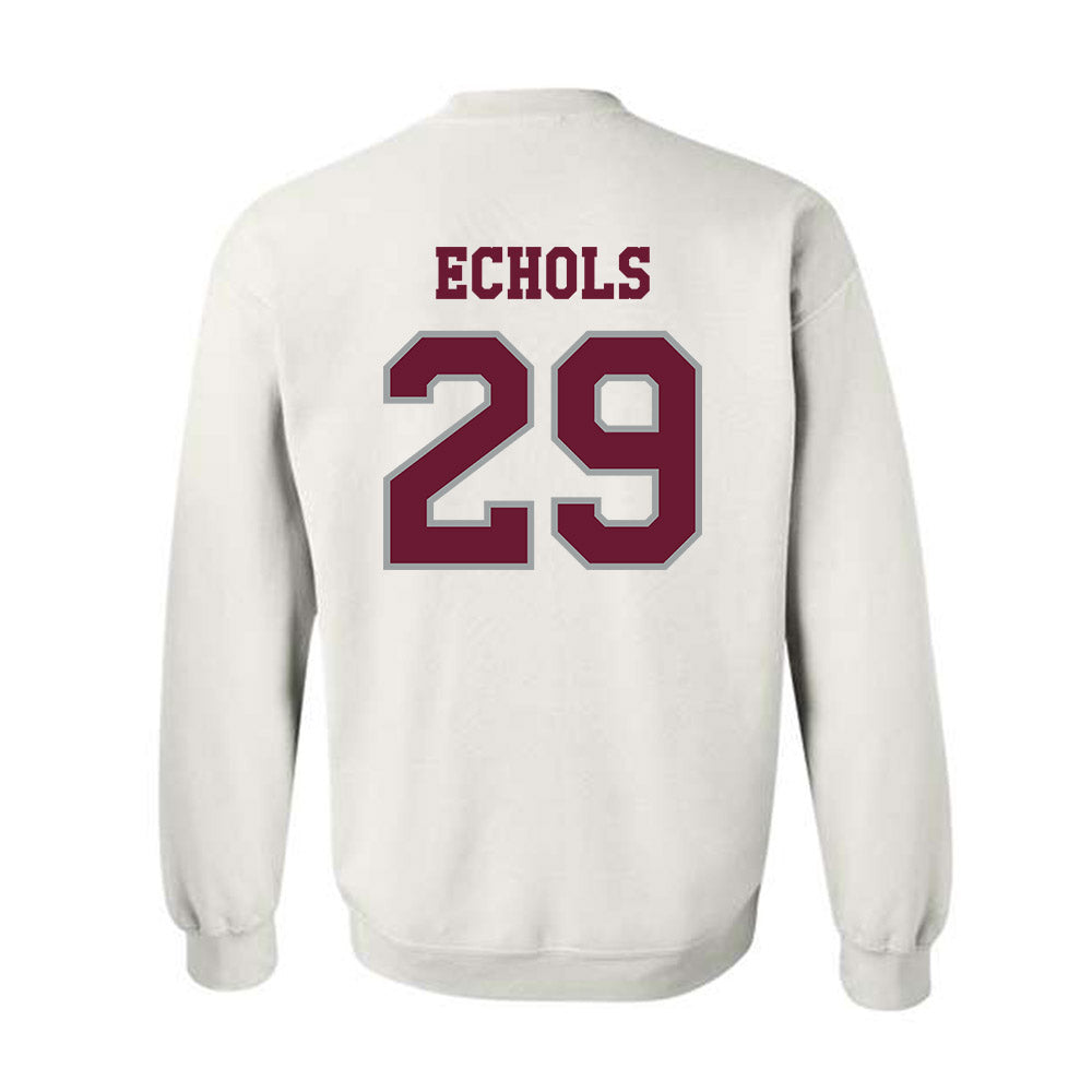 Texas A&M - NCAA Football : Justin Echols - Classic Shersey Crewneck Sweatshirt-1