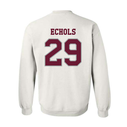 Texas A&M - NCAA Football : Justin Echols - Classic Shersey Crewneck Sweatshirt-1