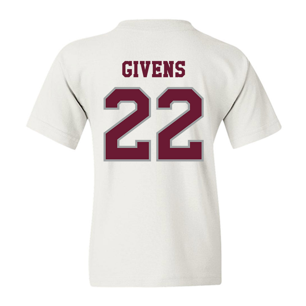 Texas A&M - NCAA Football : Tristian Givens - Classic Shersey Youth T-Shirt-1