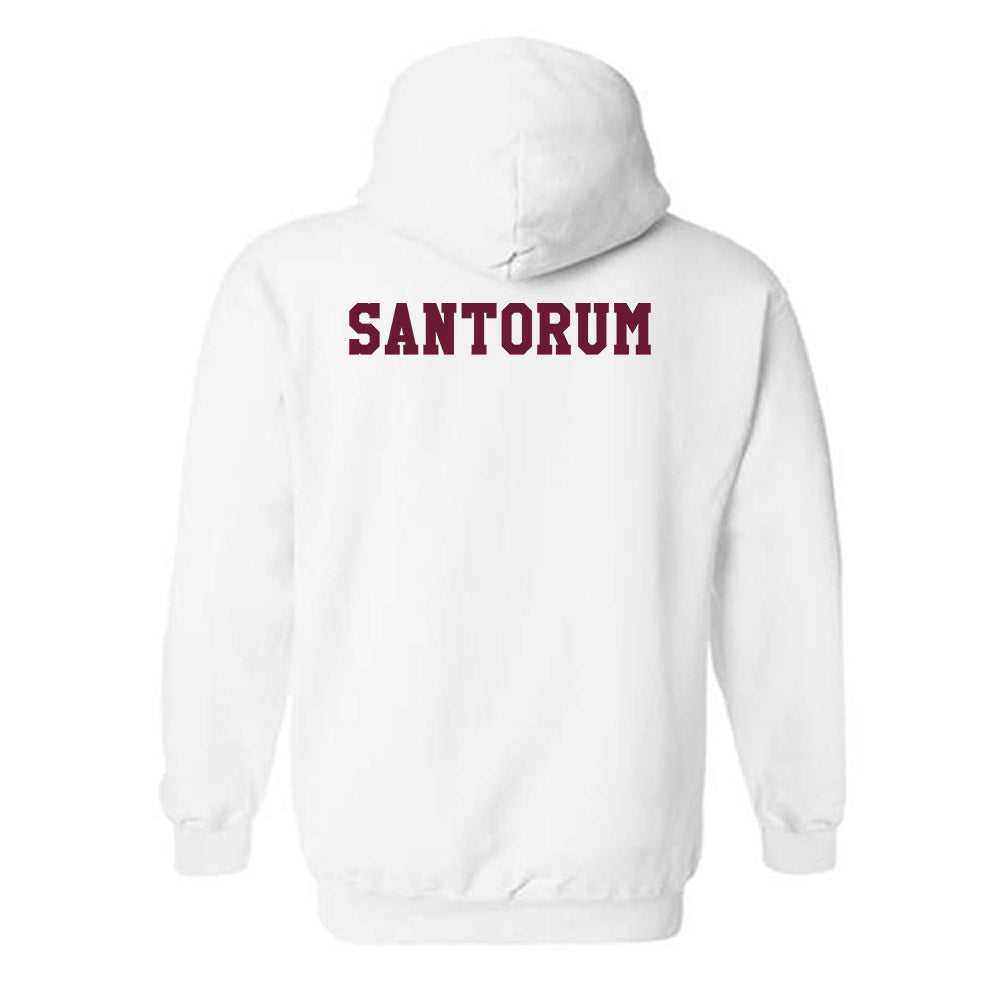 Texas A&M - NCAA Men's Track & Field : Luca Santorum - Classic Shersey Hooded Sweatshirt-1