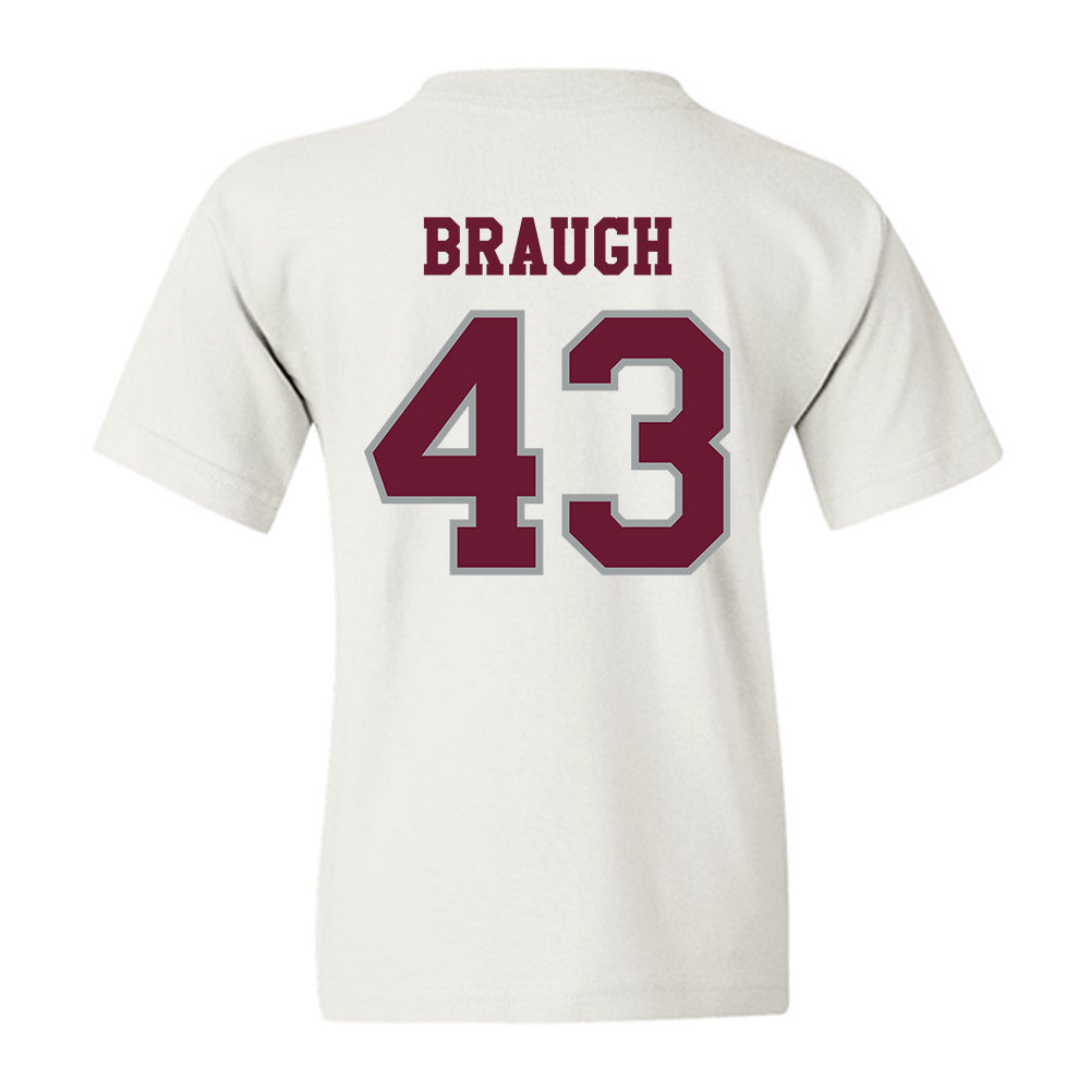 Texas A&M - NCAA Football : Carter Braugh - Classic Shersey Youth T-Shirt-1