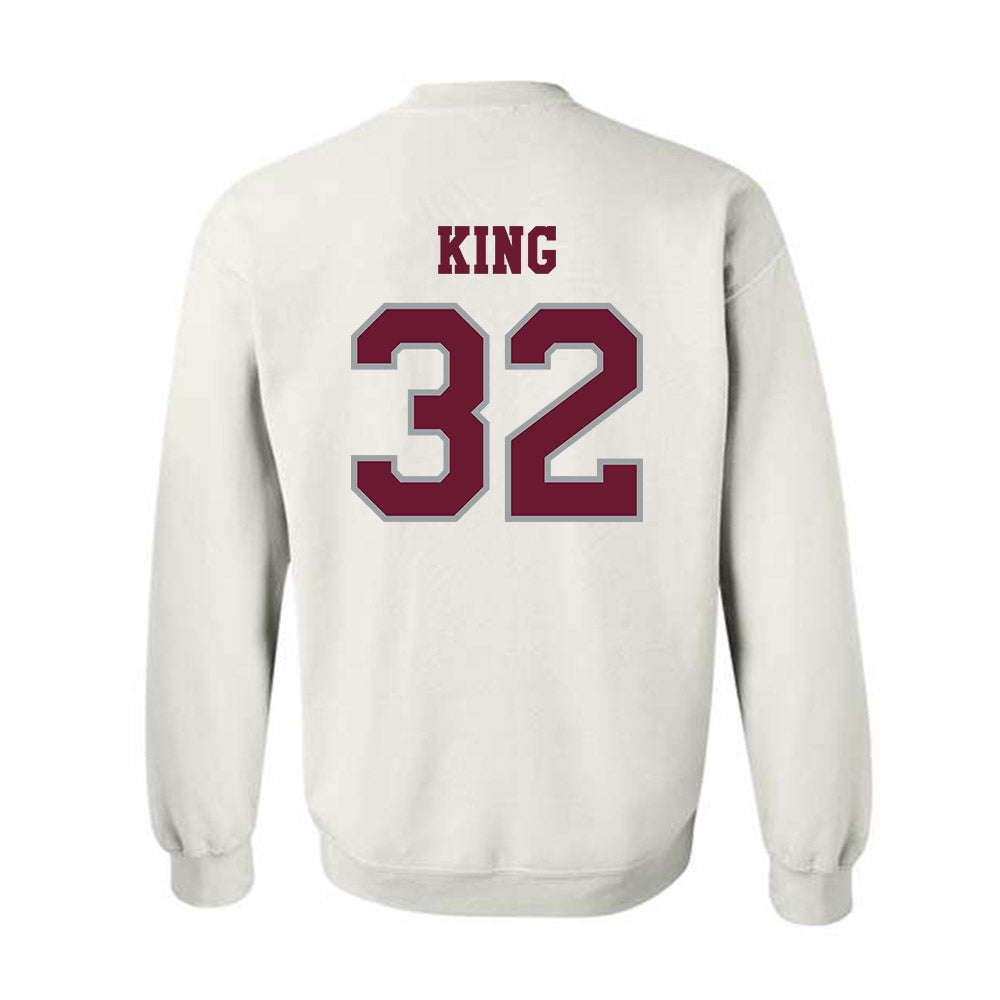 Texas A&M - NCAA Football : Taiyion King - Classic Shersey Crewneck Sweatshirt-1