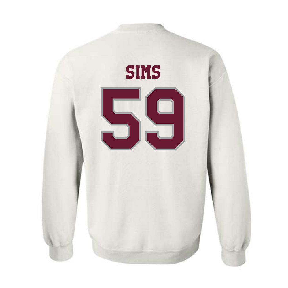 Texas A&M - NCAA Football : Chace Sims - Classic Shersey Crewneck Sweatshirt-1