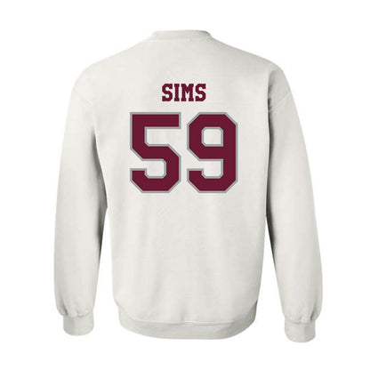 Texas A&M - NCAA Football : Chace Sims - Classic Shersey Crewneck Sweatshirt-1