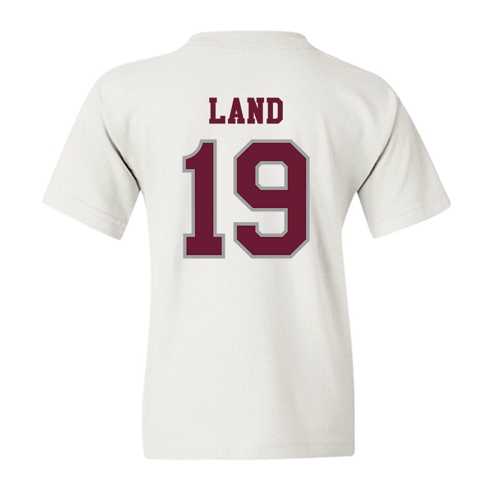 Texas A&M - NCAA Football : Paxton Land - Classic Shersey Youth T-Shirt-1