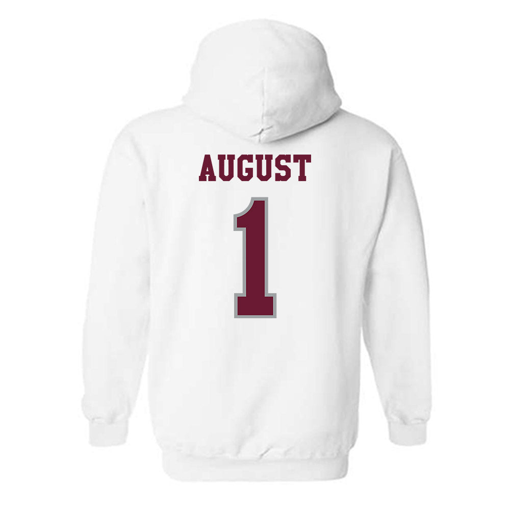 Texas A&M - NCAA Women's Soccer : Makenna August - Classic Shersey Hooded Sweatshirt-1