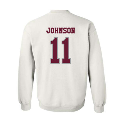 Texas A&M - NCAA Football : Kelshaun Johnson - Classic Shersey Crewneck Sweatshirt-1