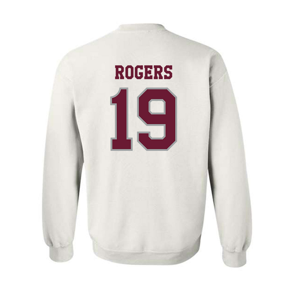 Texas A&M - NCAA Football : Bravion Rogers - Classic Shersey Crewneck Sweatshirt-1