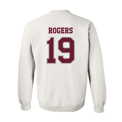 Texas A&M - NCAA Football : Bravion Rogers - Classic Shersey Crewneck Sweatshirt-1