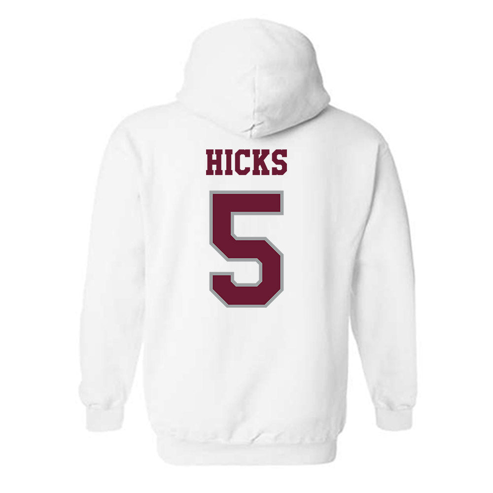 Texas A&M - NCAA Football : DJ Hicks - Classic Shersey Hooded Sweatshirt-1