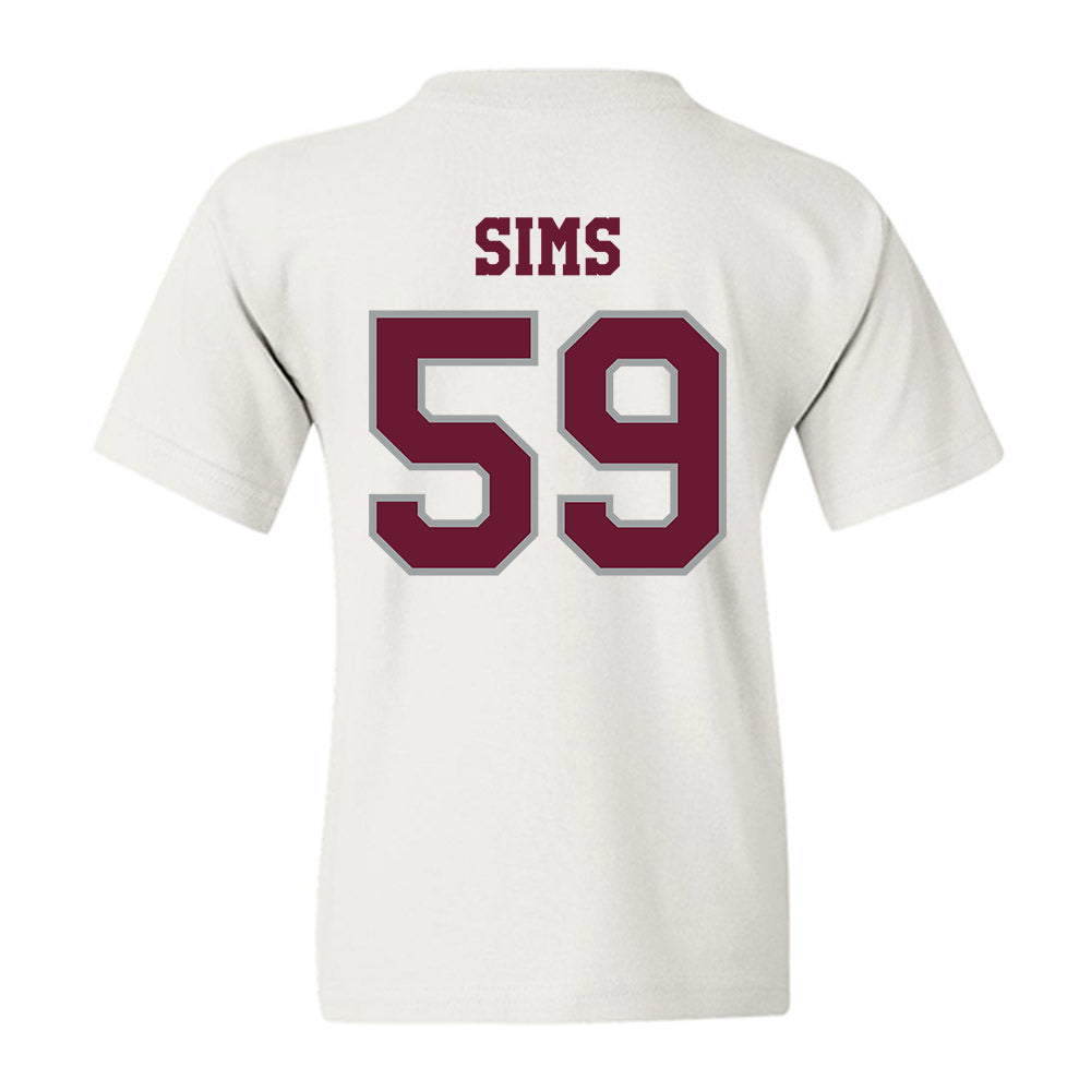 Texas A&M - NCAA Football : Chace Sims - Classic Shersey Youth T-Shirt-1