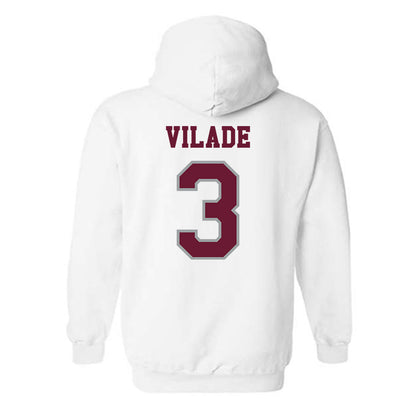 Texas A&M - NCAA Baseball : Trent Vilade - Classic Shersey Hooded Sweatshirt-1