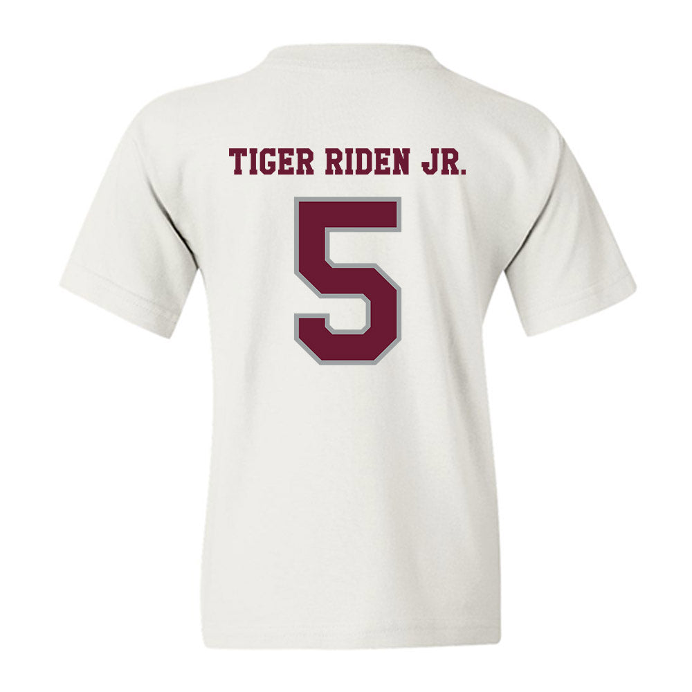 Texas A&M - NCAA Football : Deondrae Tiger Riden Jr. - Classic Shersey Youth T-Shirt-1