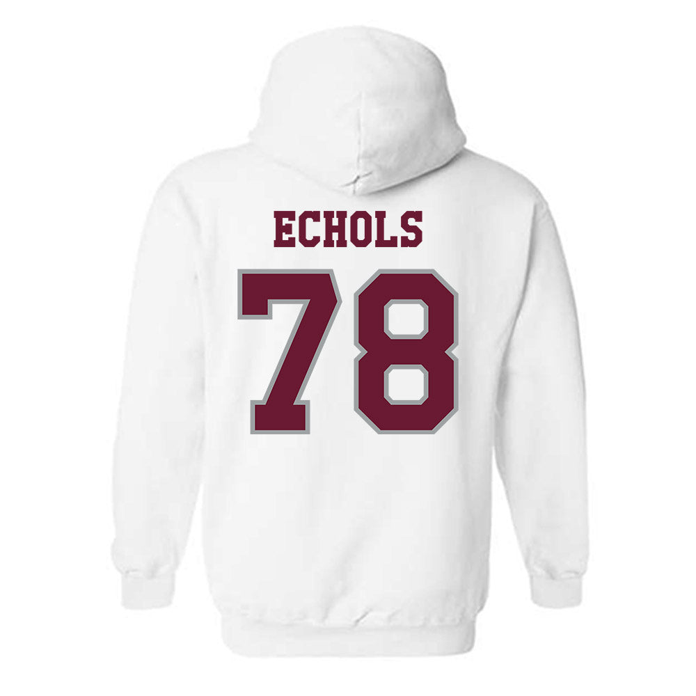 Texas A&M - NCAA Football : Coen Echols - Classic Shersey Hooded Sweatshirt-1