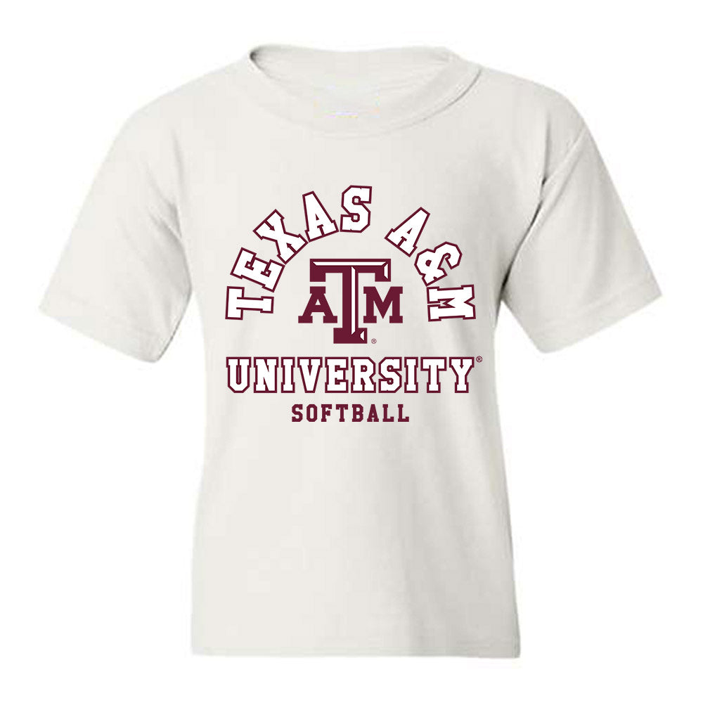 Texas A&M - NCAA Softball : Micaela Wark - Classic Shersey Youth T-Shirt-0