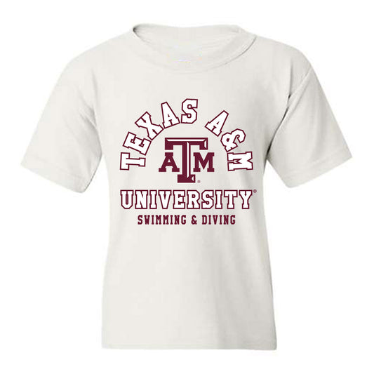 Texas A&M - NCAA Women's Swimming & Diving : Celina Springer - Classic Shersey Youth T-Shirt-0