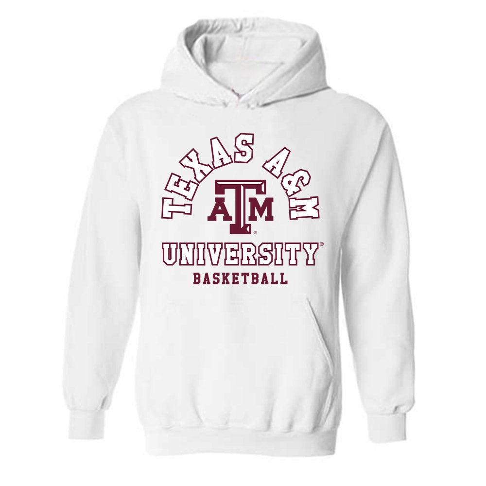 Texas A&M - NCAA Men's Basketball : Rashaun Agee - Classic Shersey Hooded Sweatshirt-0
