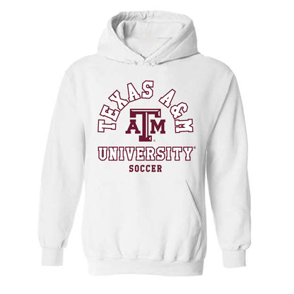 Texas A&M - NCAA Women's Soccer : Trinity Buchanan - Classic Shersey Hooded Sweatshirt-0