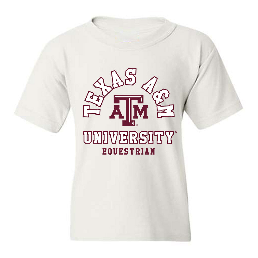 Texas A&M - NCAA Equestrian : Grace Shipman - Classic Shersey Youth T-Shirt-0