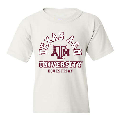 Texas A&M - NCAA Equestrian : Grace Shipman - Classic Shersey Youth T-Shirt-0