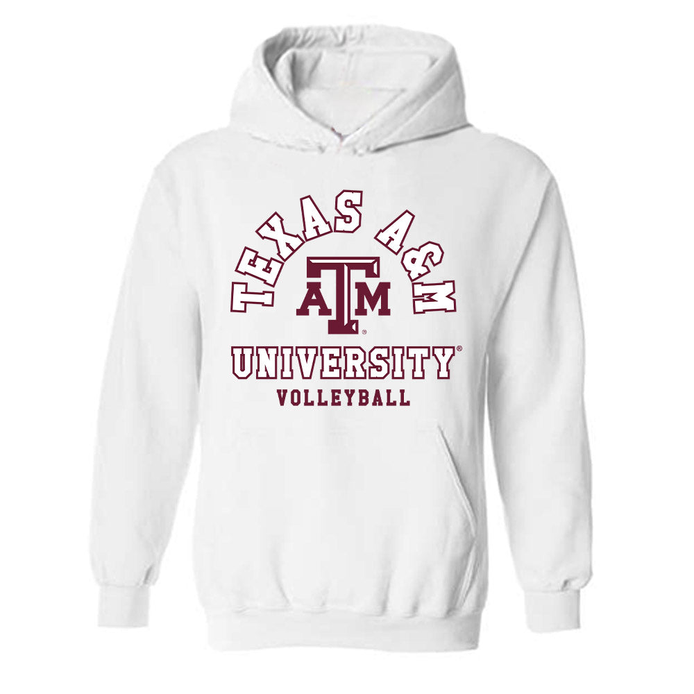 Texas A&M - NCAA Women's Volleyball : Amare Hernandez - Classic Shersey Hooded Sweatshirt-0