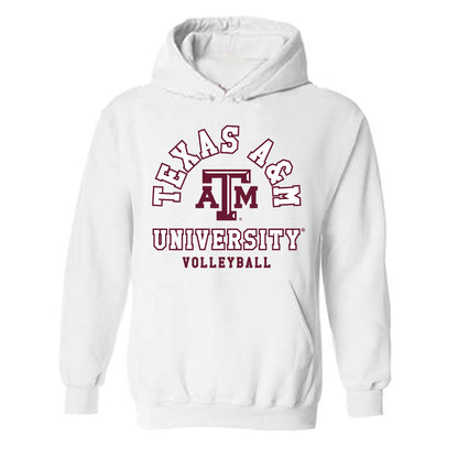 Texas A&M - NCAA Women's Volleyball : Amare Hernandez - Classic Shersey Hooded Sweatshirt-0