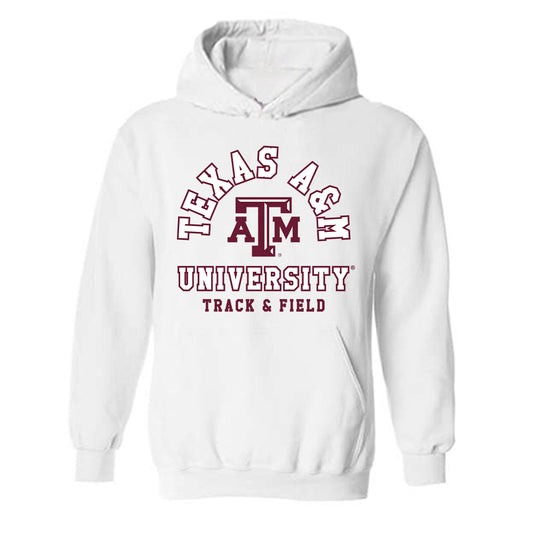 Texas A&M - NCAA Men's Track & Field : Diego Heredia - Classic Shersey Hooded Sweatshirt-0