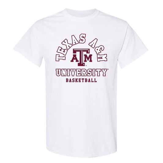 Texas A&M - NCAA Men's Basketball : Jordan Pope - Classic Shersey T-Shirt-0