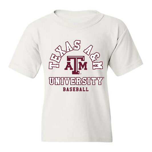 Texas A&M - NCAA Baseball : Ethan Darden - Classic Shersey Youth T-Shirt-0