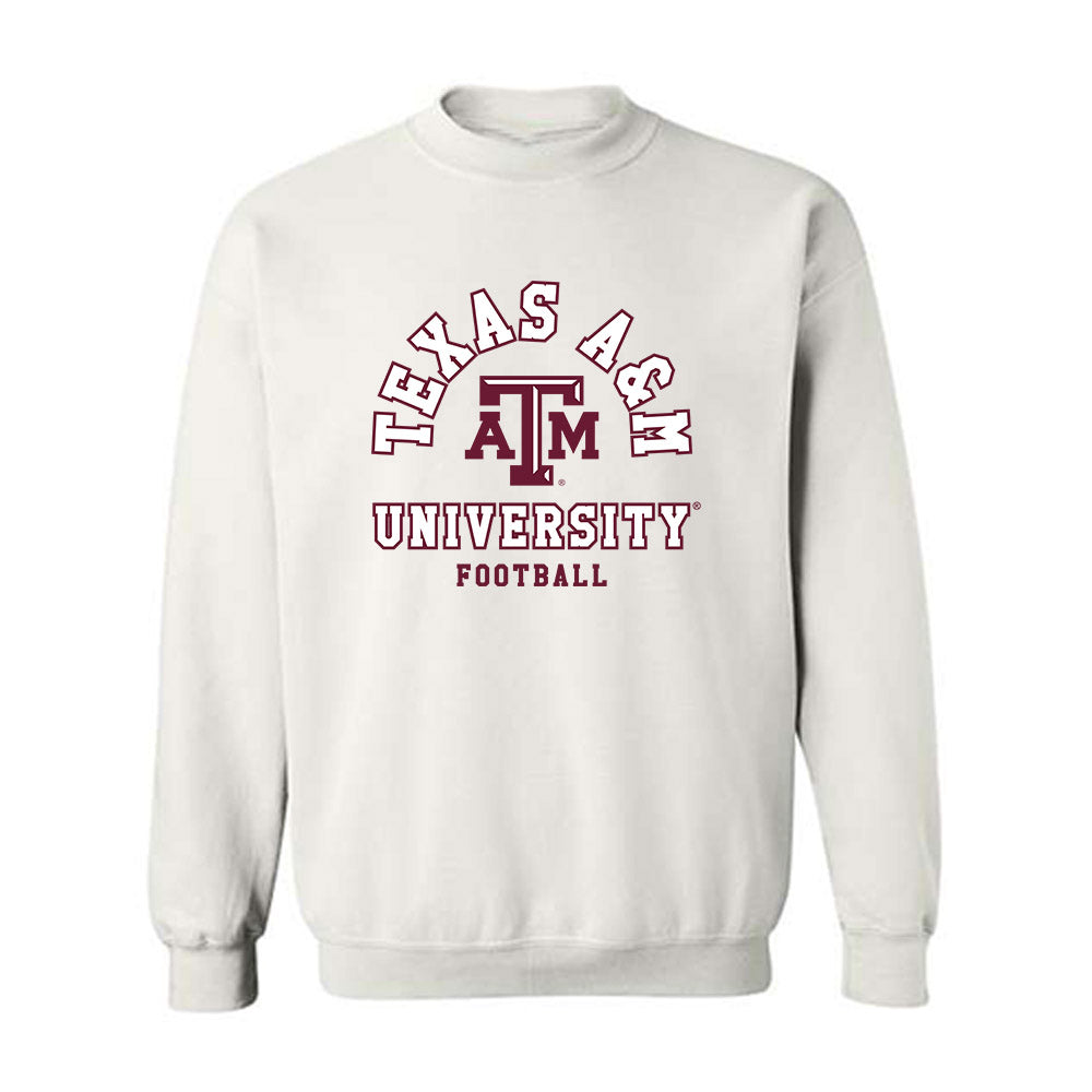 Texas A&M - NCAA Football : Jared White - Classic Shersey Crewneck Sweatshirt-0