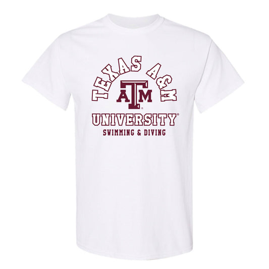 Texas A&M - NCAA Women's Swimming & Diving : Claire Gass - Classic Shersey T-Shirt-0