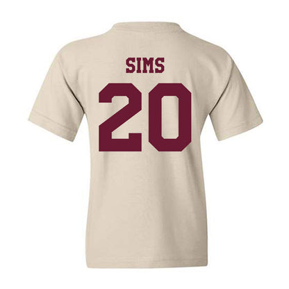 Texas A&M - NCAA Baseball : Aiden Sims - Classic Shersey Youth T-Shirt-1