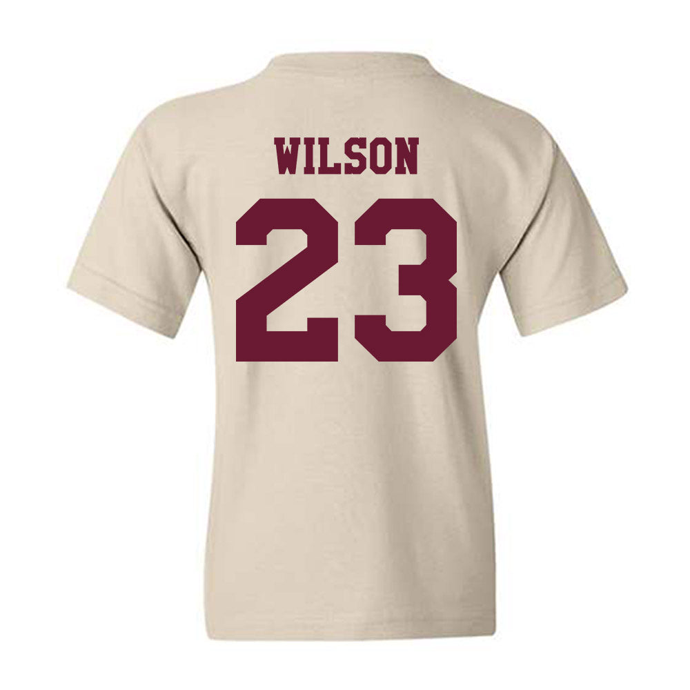 Texas A&M - NCAA Baseball : Jorian Wilson - Classic Shersey Youth T-Shirt-1
