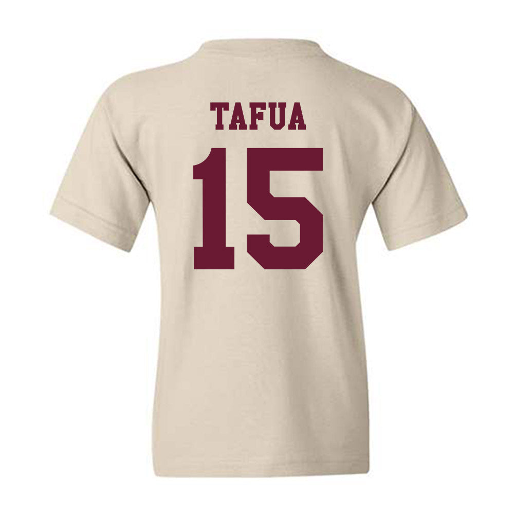 Texas A&M - NCAA Football : Caleb Tafua - Classic Shersey Youth T-Shirt-1
