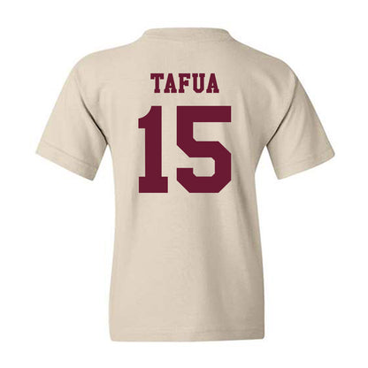 Texas A&M - NCAA Football : Caleb Tafua - Classic Shersey Youth T-Shirt-1