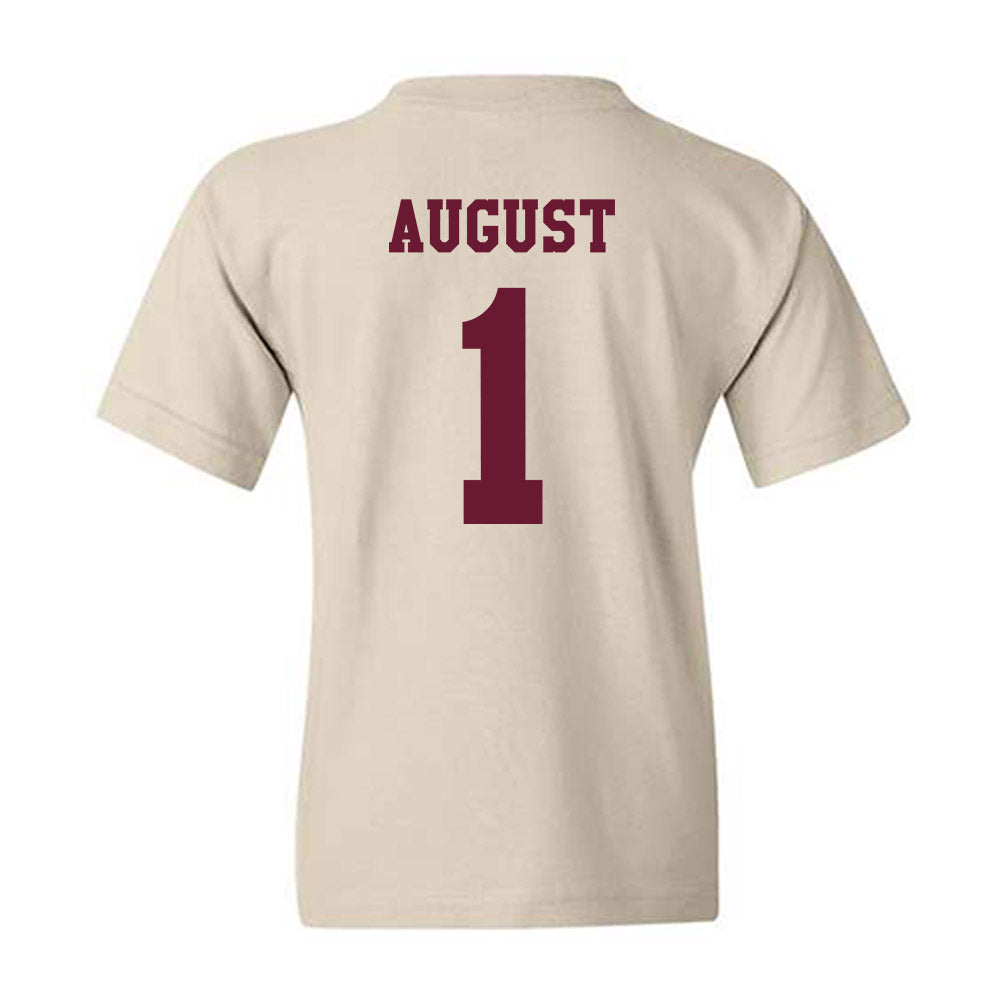 Texas A&M - NCAA Women's Soccer : Makenna August - Classic Shersey Youth T-Shirt-1