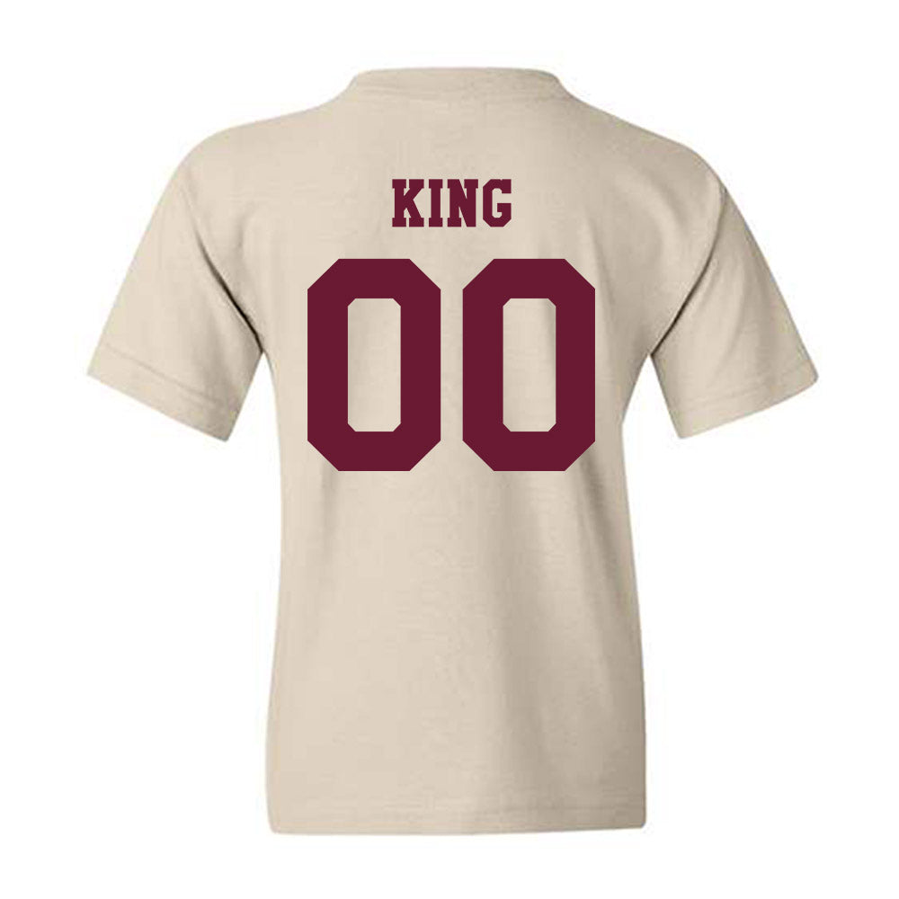 Texas A&M - NCAA Baseball : Cayden King - Classic Shersey Youth T-Shirt-1