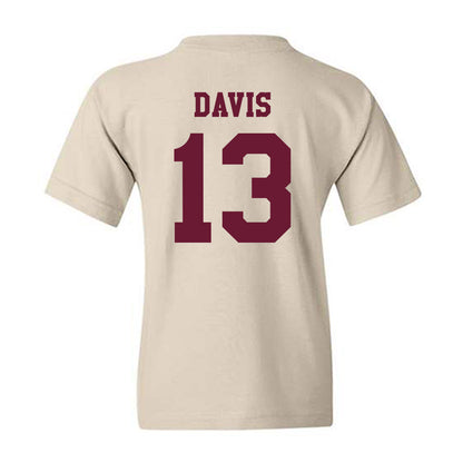 Texas A&M - NCAA Football : Myles Davis - Classic Shersey Youth T-Shirt-1