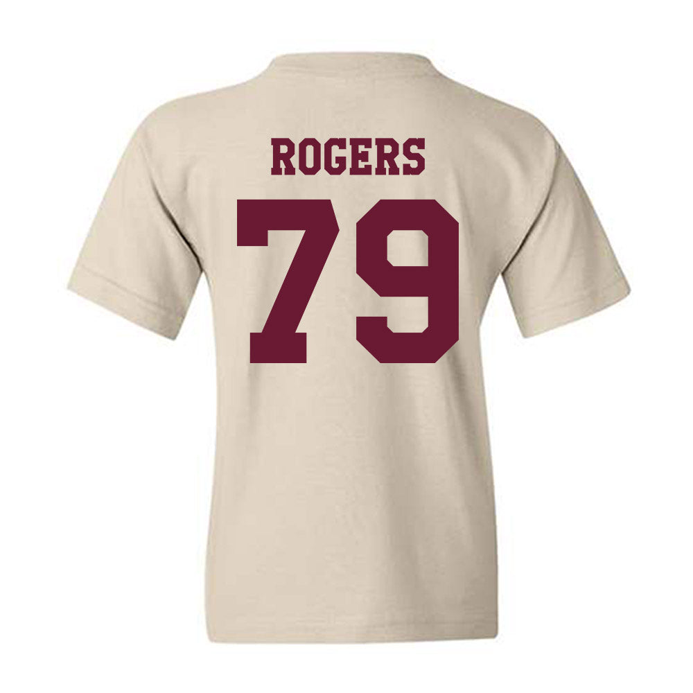 Texas A&M - NCAA Football : Lamont Rogers - Classic Shersey Youth T-Shirt-1