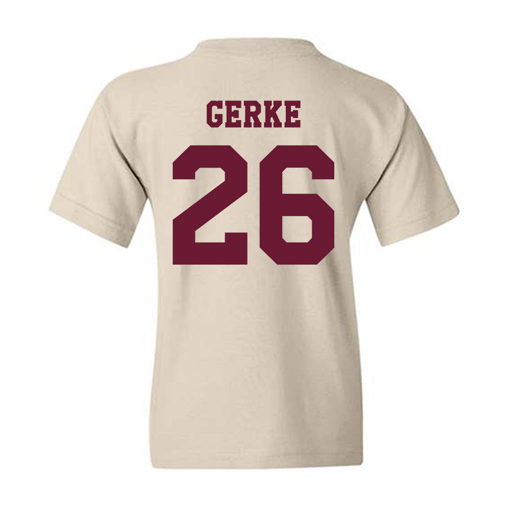 Texas A&M - NCAA Football : Layne Gerke - Classic Shersey Youth T-Shirt-1