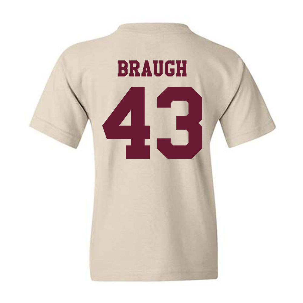 Texas A&M - NCAA Football : Carter Braugh - Classic Shersey Youth T-Shirt-1