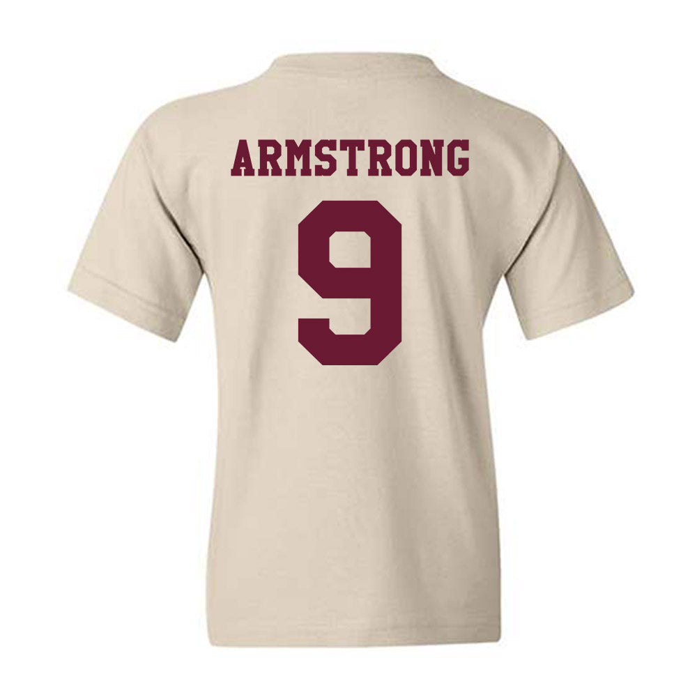 Texas A&M - NCAA Football : Kiotti Armstrong - Classic Shersey Youth T-Shirt-1