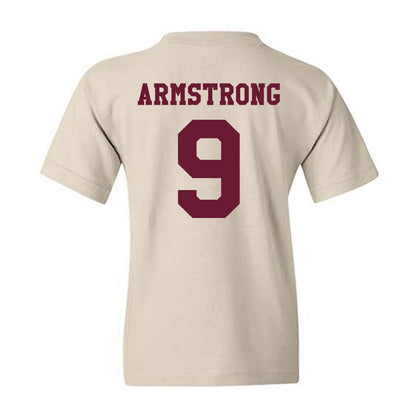 Texas A&M - NCAA Football : Kiotti Armstrong - Classic Shersey Youth T-Shirt-1