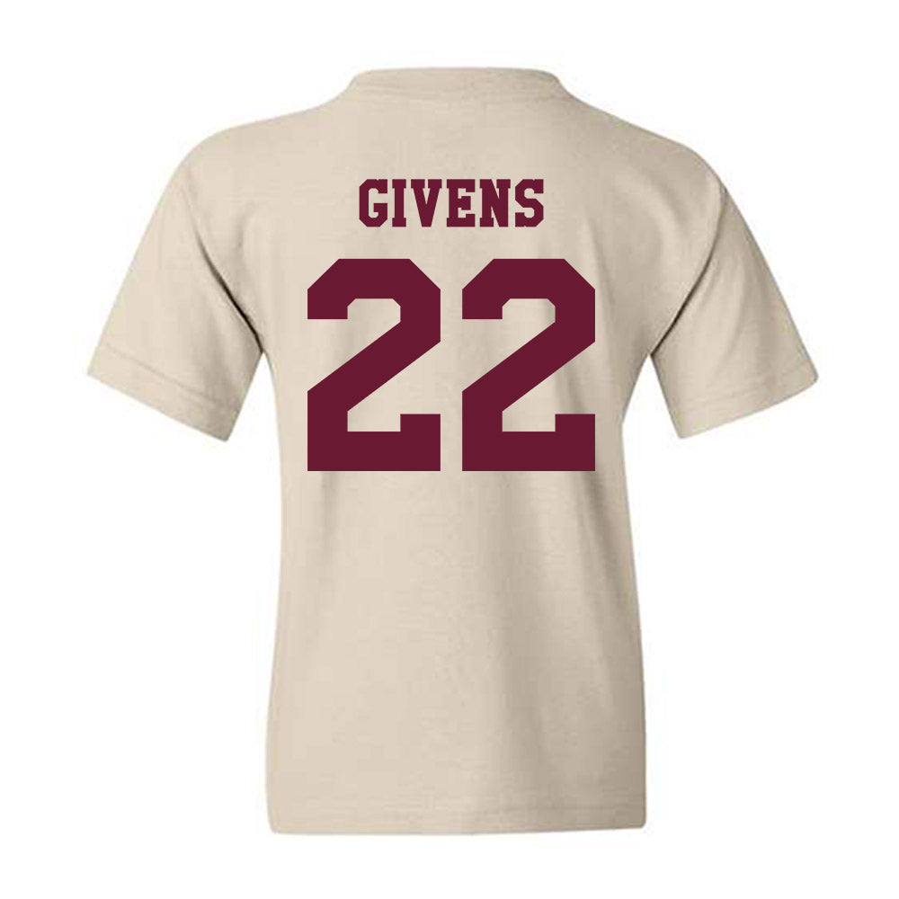 Texas A&M - NCAA Football : Tristian Givens - Classic Shersey Youth T-Shirt-1
